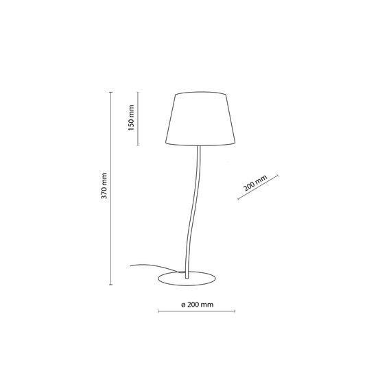 Lampka Biurkowa TK Lighting Nicola 6640