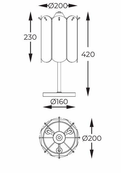 Zuma Line Lampka nocna MT3523-3S-EBCN Nira