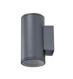 Lampa ścienna zewnętrzna ciemno szara Azzardo Joe Wall 2 AZ3319