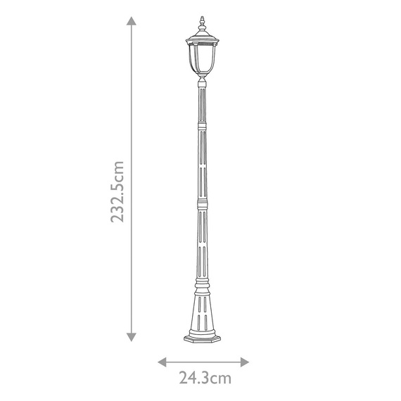 Elstead Cleveland CL5-M Lampa Stojąca Ogrodowa 
