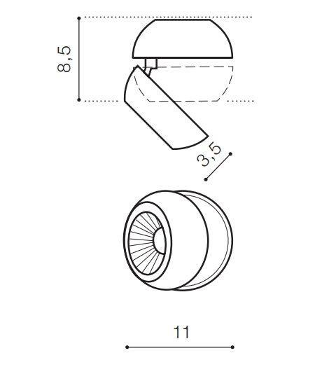 Spot Azzardo Ojos AZ4196