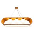 Accord Lighting Sfera QN-SFERA-3P-TEAK Lampa Wisząca