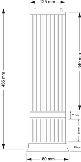Kutek Loretto LOR-LG-2(P) Lampka stołowa