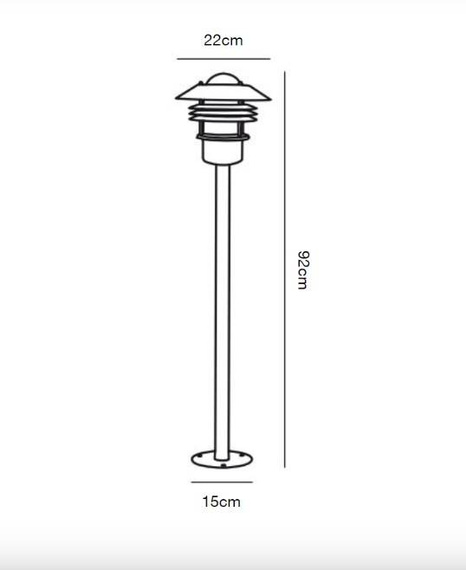 Lampa Ogrodowa Stojąca 25118034 Nordlux Vejers