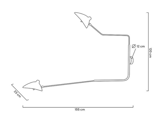 Oprawa Ścienna Moosee Raven MSE1501100205