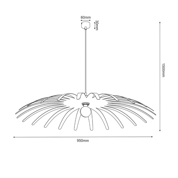 Bros Line Spino P 5012 Lampa wisząca