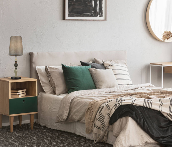 Lampa stołowa Nerom Italux TB-22374A-BK