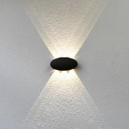 Italux Lampa ścienna na zewnątrz Pontas OWL-55034-BK