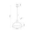 Lampa Wisząca TK Lighting Oslo 4851