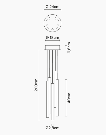 Fabbian Light Multisport Włoska lampa wisząca F32 A02 00