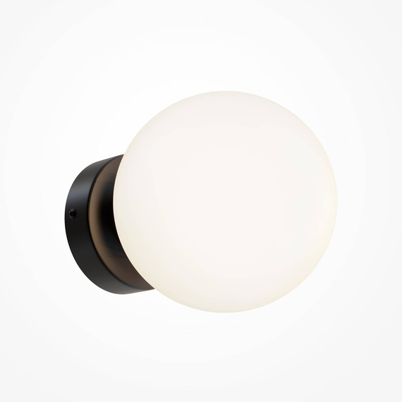 Lampa ścienna Basic form czarny matowy (MOD321WL-01B) - Maytoni