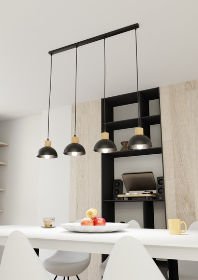 Żyrandol Emibig Seco 4 Bl (1393/4)