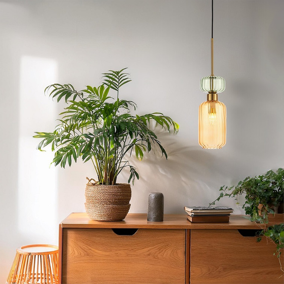 Lampa Wisząca Milagro Molly Amber ML1823
