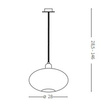 Lampa wisząca Ideal Lux Blob SP1