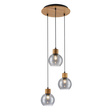 Żyrandol Italux Velma Pnd-67505-3-Wd