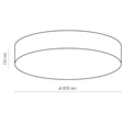 TK Lighting 4409 Plafoniera Rondo
