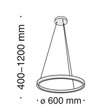 Lampa wisząca Maytoni Rim MOD058PL-L32BS4K
