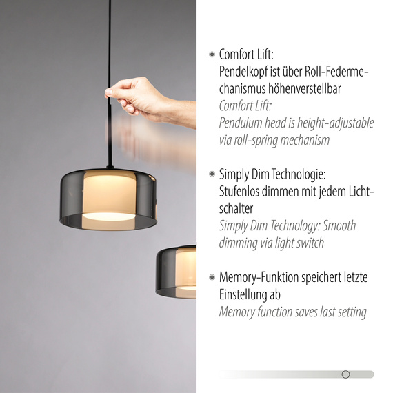 Lampa Wisząca Paul Neuhaus Rika 003902-032142