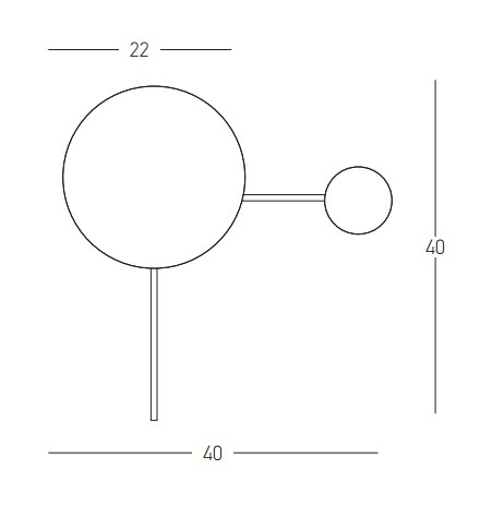 Lampa Ścienna Zambelis 22201