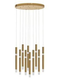 Lampa Wisząca Berella Light Luno 10 BL1478 Złota