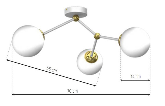Milagro Joy Lampa sufitowa MLP7464