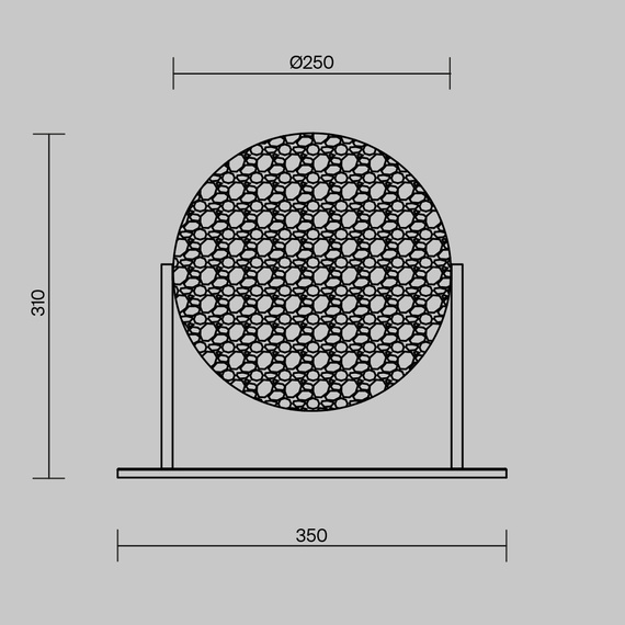 Maytoni Mangata MOD387TL-L8CH3K Lampa Stołowa