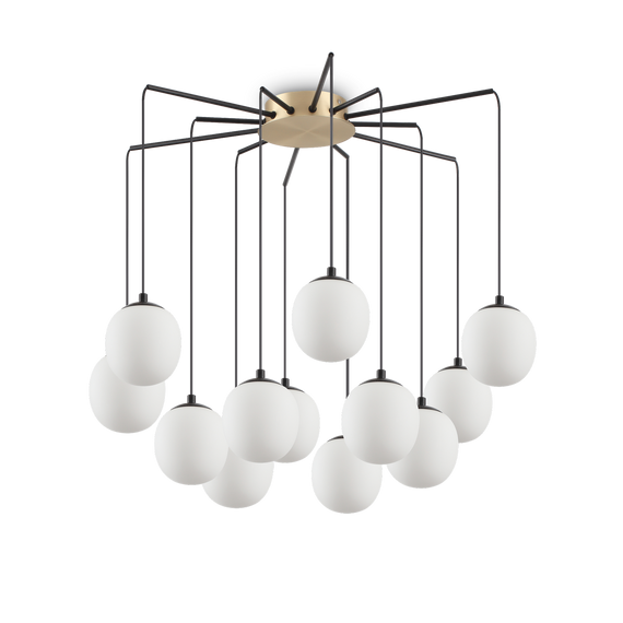 Lampa wisząca duża do salonu Ideal Lux Rhapsody SP12