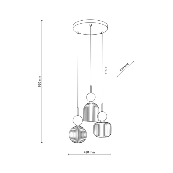 Lampa Wisząca TK Lighting Sophia 11148