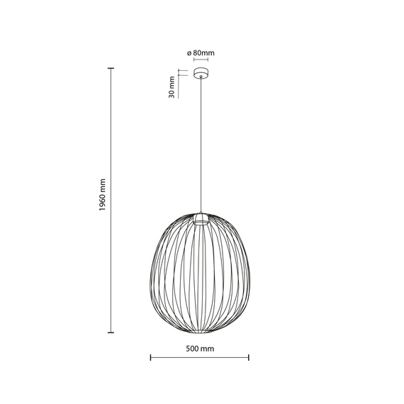 Lampa Wisząca TK Lighting Sphera 11302