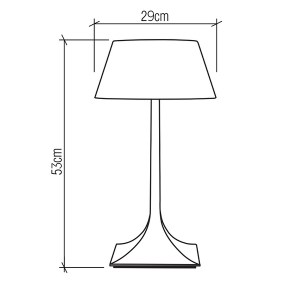 Lampka Stołowa Accord Lighting Nostalgia QN-NOSTALGIA-TL-M-TEAK