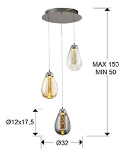 Lampa wisząca Schuller Taccia 394782 