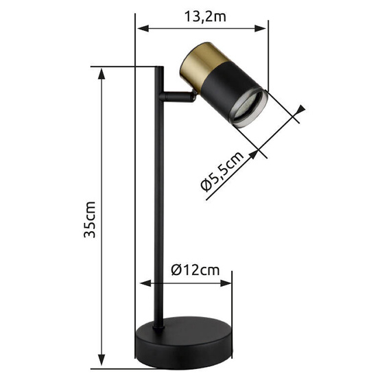 Globo Lighting 57851T Brisbon Lampa gabinetowa