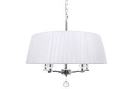 Zwis z białym abażurem Berella Light Vella 5 BL0658