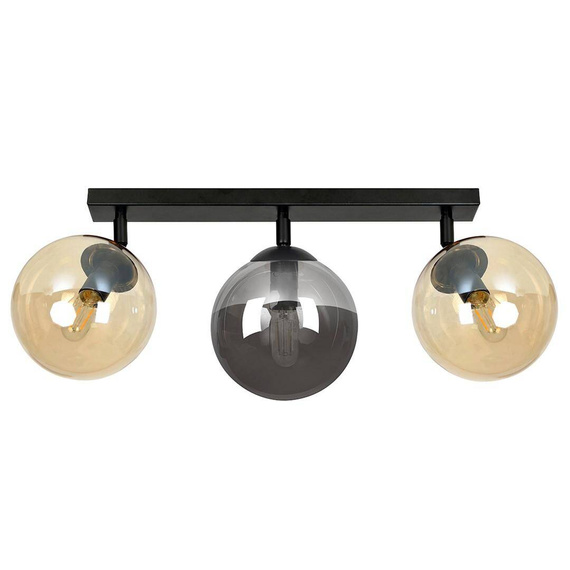 Lampa sufitowa TOFI 3 BL MIX czarny (779/3) - Emibig