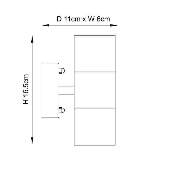 Kinkiet zewnętrzny EL-40095 Endon Canon