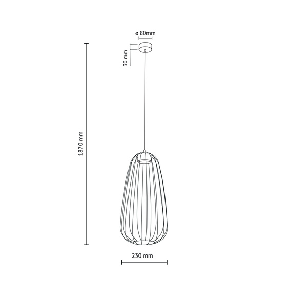 Zwis TK Lighting Sphera 11308