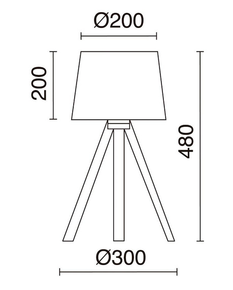 Lars 845B-G05X1A-50 Novolux Exo Lampa podłogowa