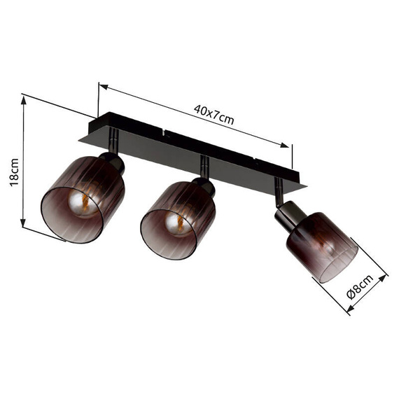 Globo Lighting 54313-3 Satella Plafon