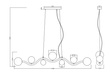 Lampa wisząca Maytoni Uva MOD059PL-07G