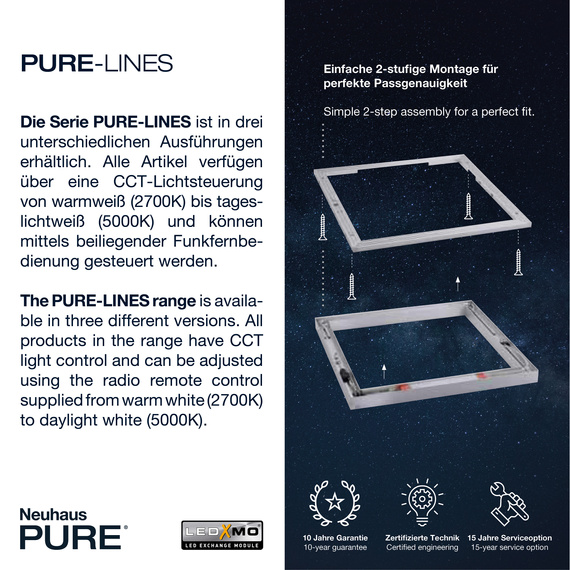 Lampa Sufitowa Paul Neuhaus Pure-lines 003902-027565