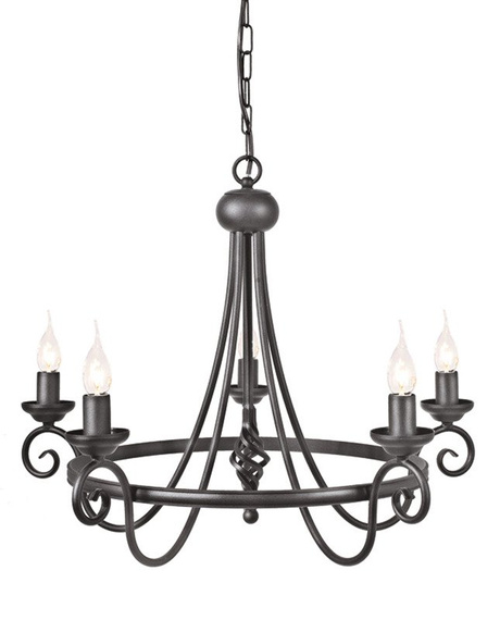 Lampa Wisząca Elstead Harlech HR 5A BLK