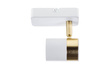 Spot Reflektor Sufitowy I Ścienny Berella Light Rio S WH/GD BL5409