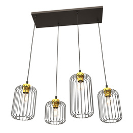 Lampa Wisząca Emibig Vander 4 Bl Gold (1364/4)