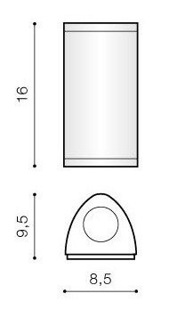 Kinkiet Zewnętrzny AZZARDO LUCA AZ0777