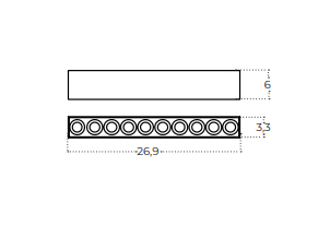 Lampa Plafon Tetrix 10 20W CCT WH AZ6281