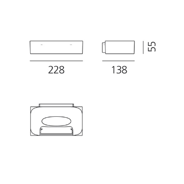 Lampa ścienna Artemide Melete 1633W10A