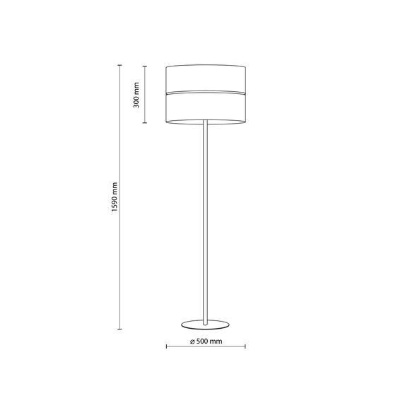 Lampa Stojąca TK Lighting Linobianco 5241