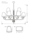 Lampa Wisząca Kutek Mood Verde VER-ZW-12(ZM)