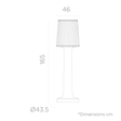 Lampa Podłogowa Moosee Carmen LUMCR165WLNW