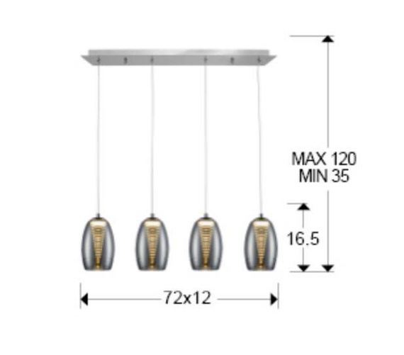 Lampa wisząca Schuller Nebula 584214